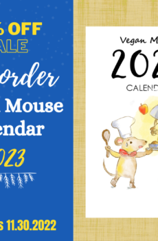 Pre-order Vegan Mouse calendar 2023