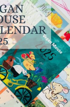 Vegan Mouse Calendar 2025